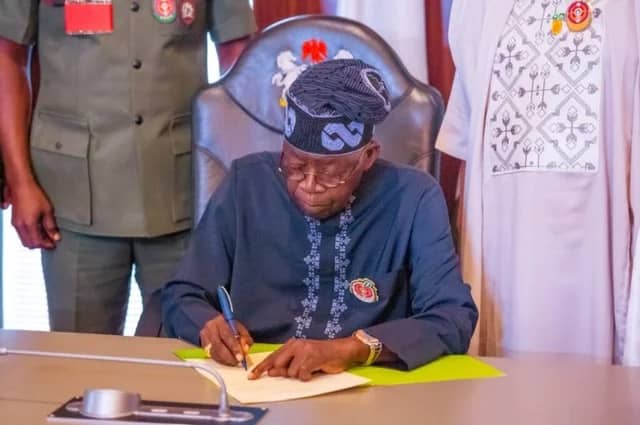 Tinubu signs landmark Nigerian insurance industry reform act 2025 into law.