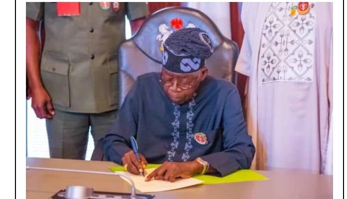 Tinubu signs Landmark Nigerian insurance industry reforms act 2025 into law.