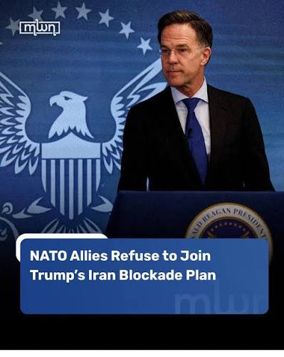 NATO allies refuse to join Trump's Iranian port blockade
