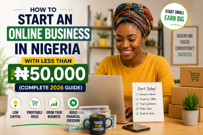 How to Start an Online Business in Nigeria With Less Than ₦50,000 (Complete 2026 Guide)